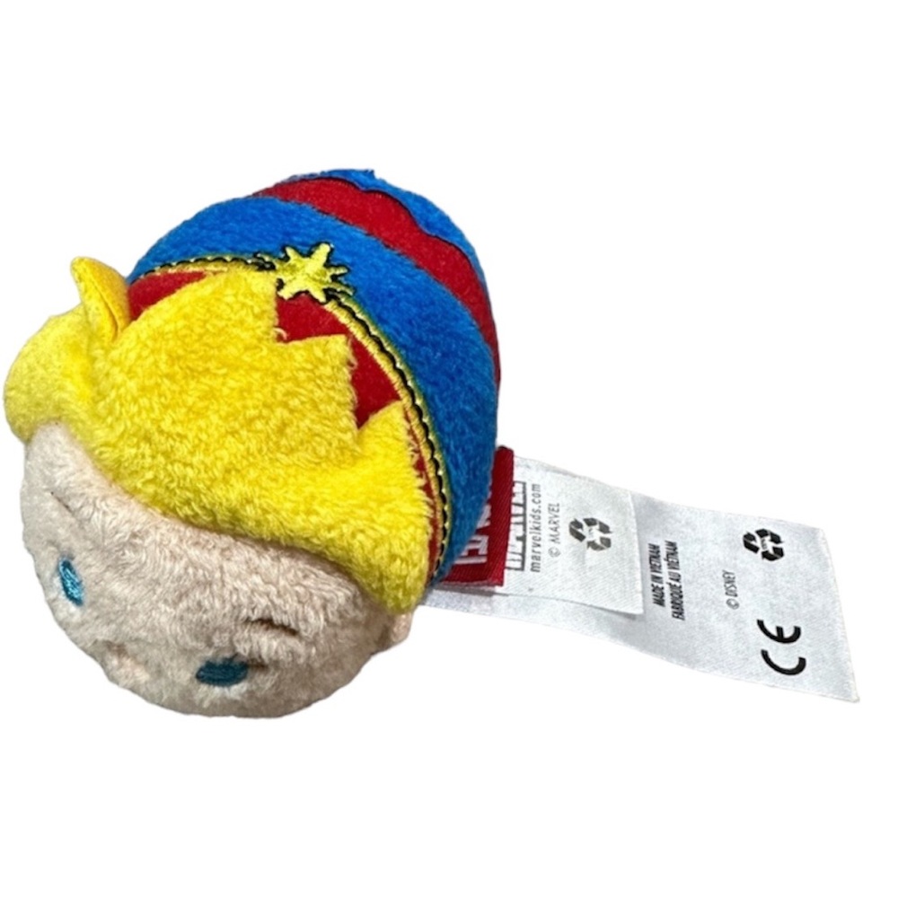 Captain Marvel, Disney Collectible Tsum Tsum Mini Plush, Marvel Toy 3inches